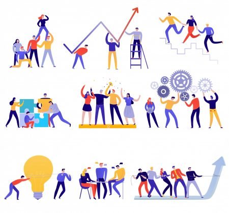 teamwork-icons-flat-colorful-set-with-people-trying-achieve-goals-together-isolated-white_1284-31708